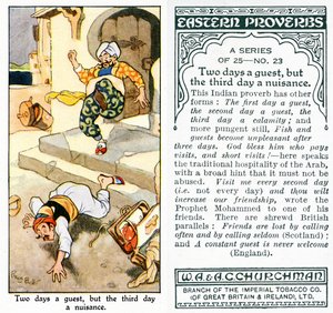 „Két nap vendég, de a harmadik nap kellemetlenség”, 1931 (lásd még: 498198)